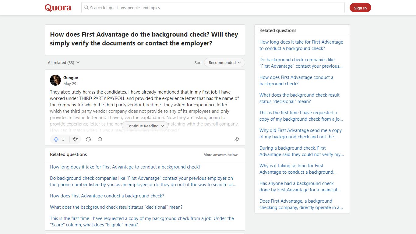 How does First Advantage do the background check? Will they ... - Quora